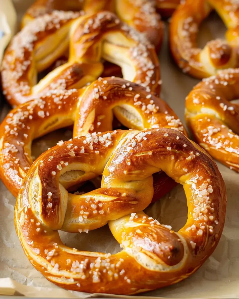 Soft Pretzel Recipe (Annies Pretzels Copycat)