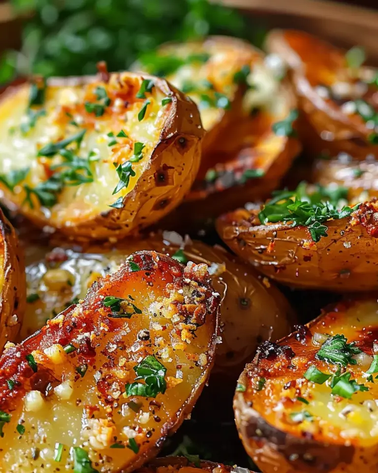 Crispy Garlic Herb Roasted Potato Skins