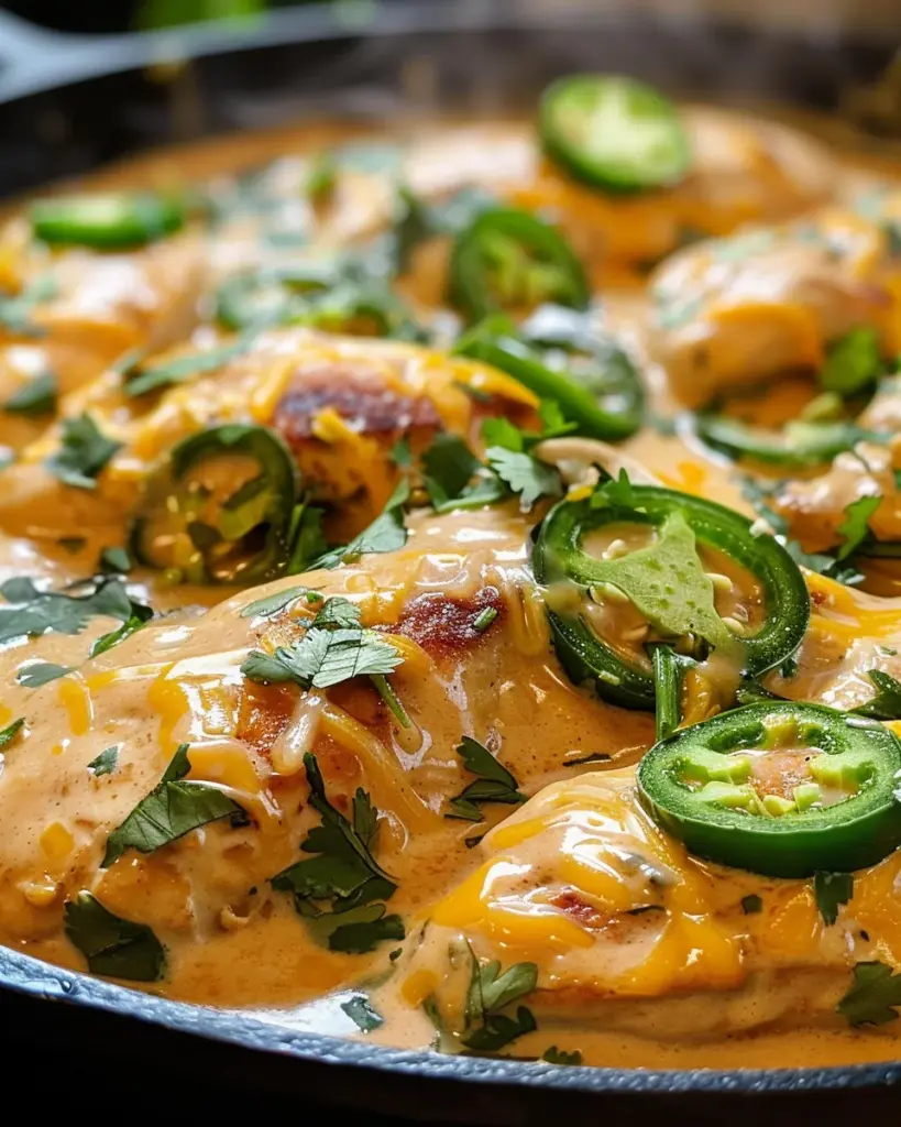 Creamy Jalapeño Chicken Skillet Recipe