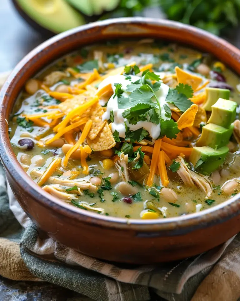 Green Enchilada Chicken Soup Recipe