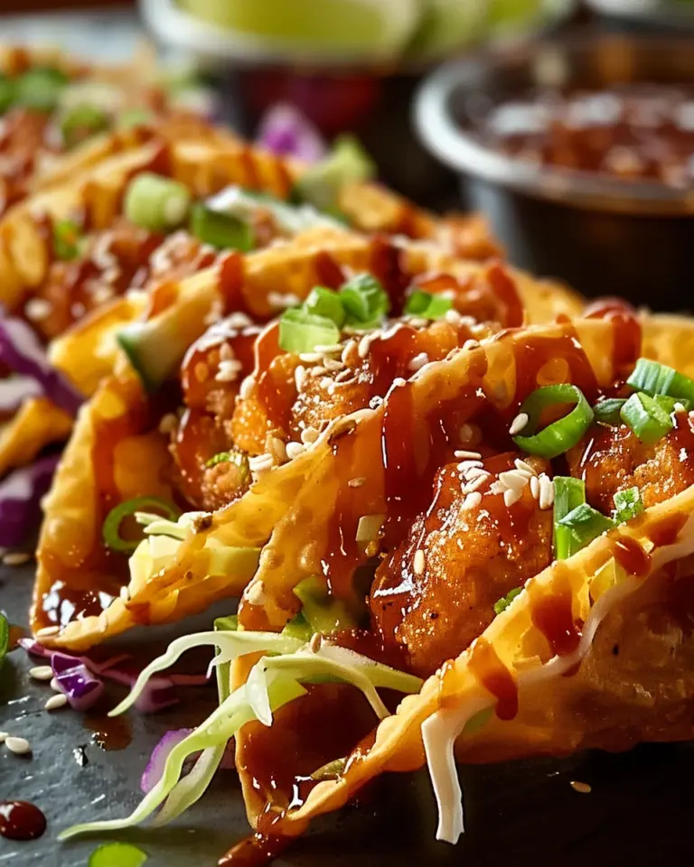 Applebee’s Chicken Wonton Tacos