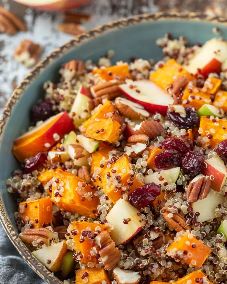 Apple Sweet Potato Quinoa Salad