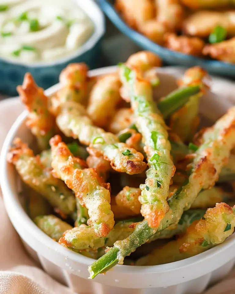 Beer Battered Fried Green Beans