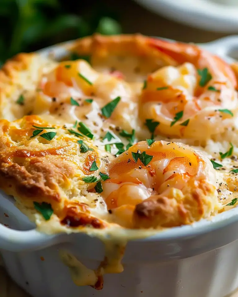 Shrimp & Lobster Cheddar Bay Biscuit Pot Pie