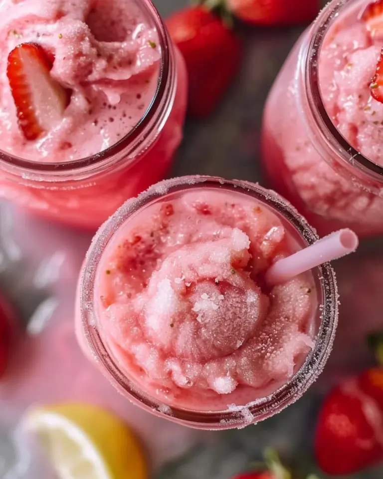 Frosted Strawberry Lemonade