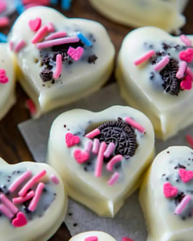 Oreo Truffles Valentine’s Hearts