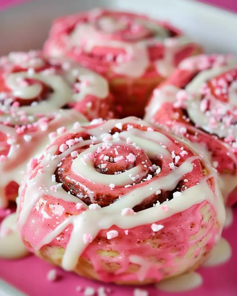 Pink Cinnamon Rolls