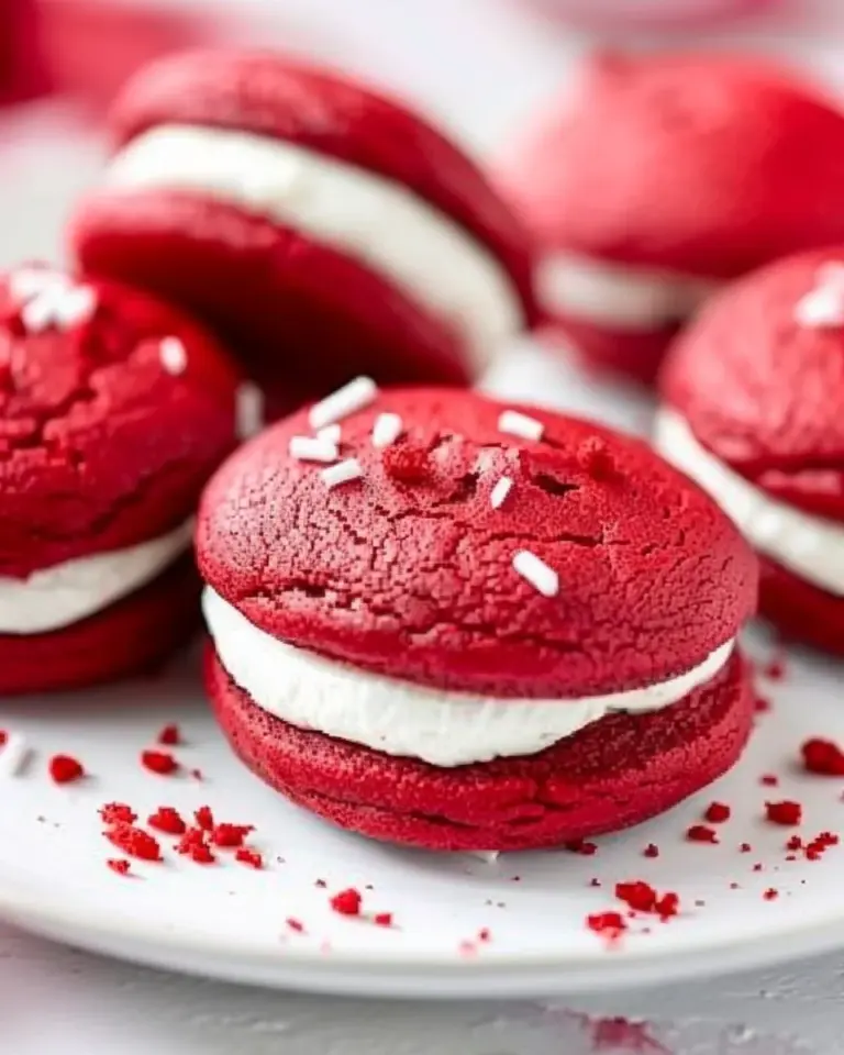 Red Velvet Whoopie Pies
