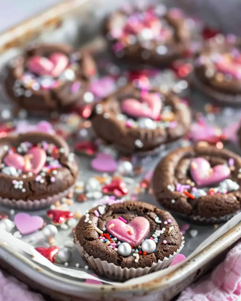 Chocolate Heart Blossoms