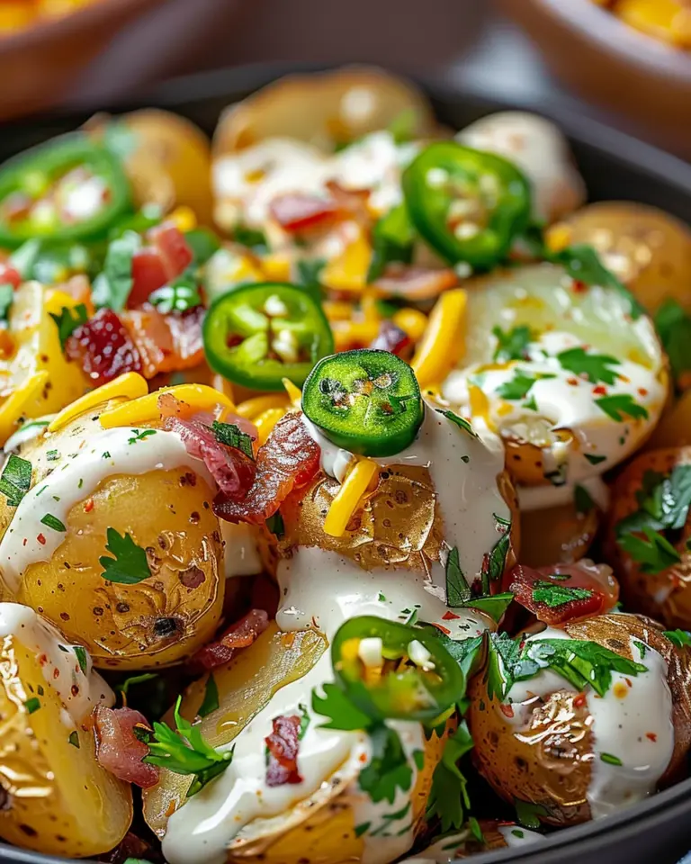 Jalapeño Popper Roasted Potato Salad