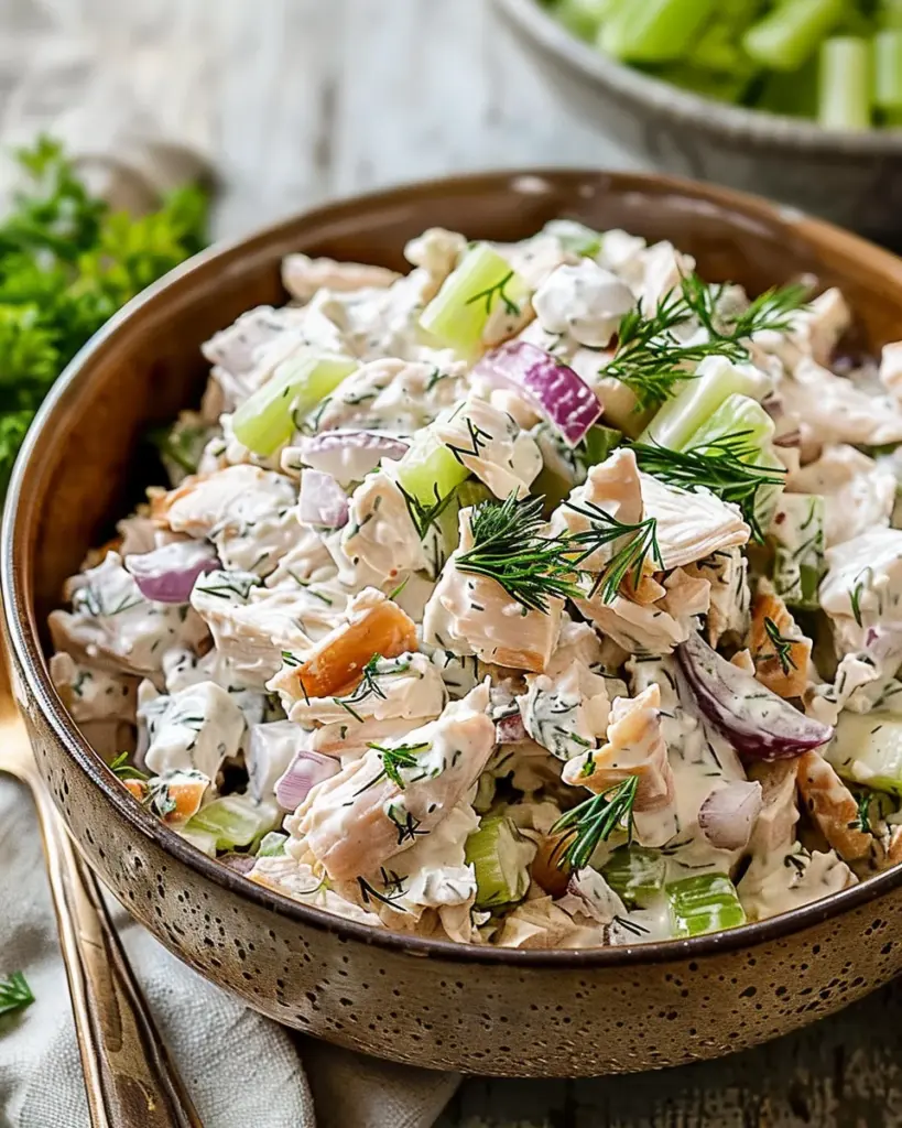 Cottage Cheese Chicken Salad
