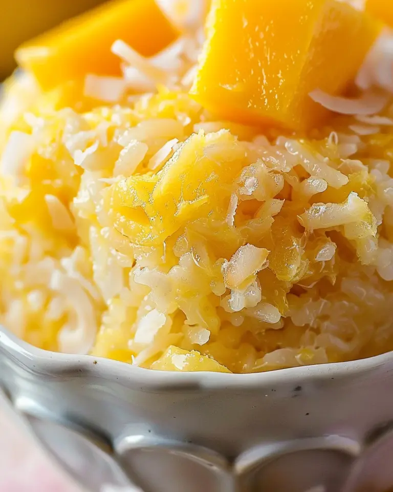 Mango Coconut Sticky Rice