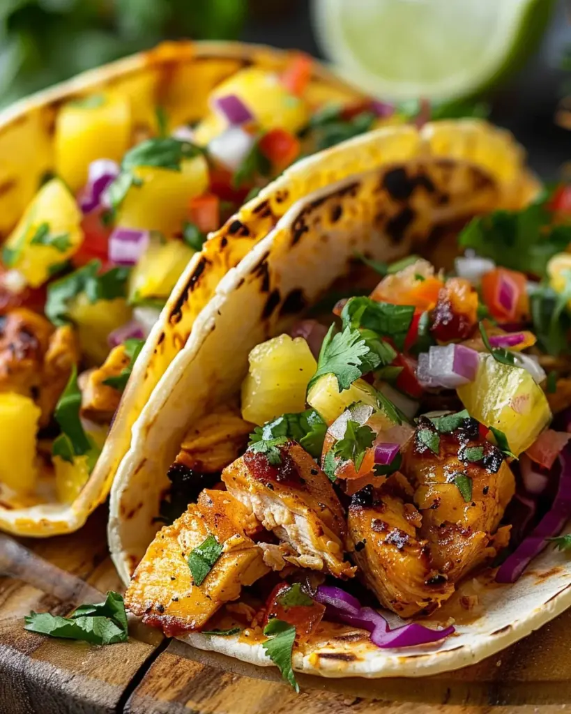 Pineapple Chicken Tacos: A Delicious & Easy Recipe