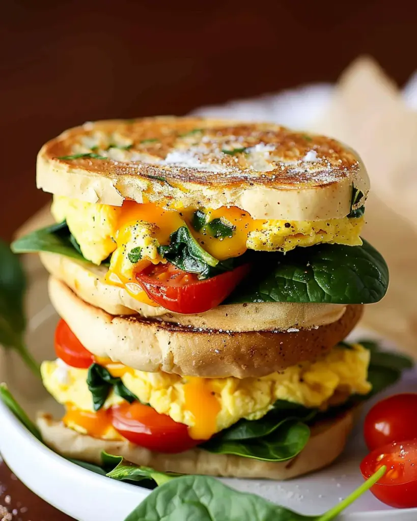 Healthy Breakfast Sandwich (A make-ahead recipe)