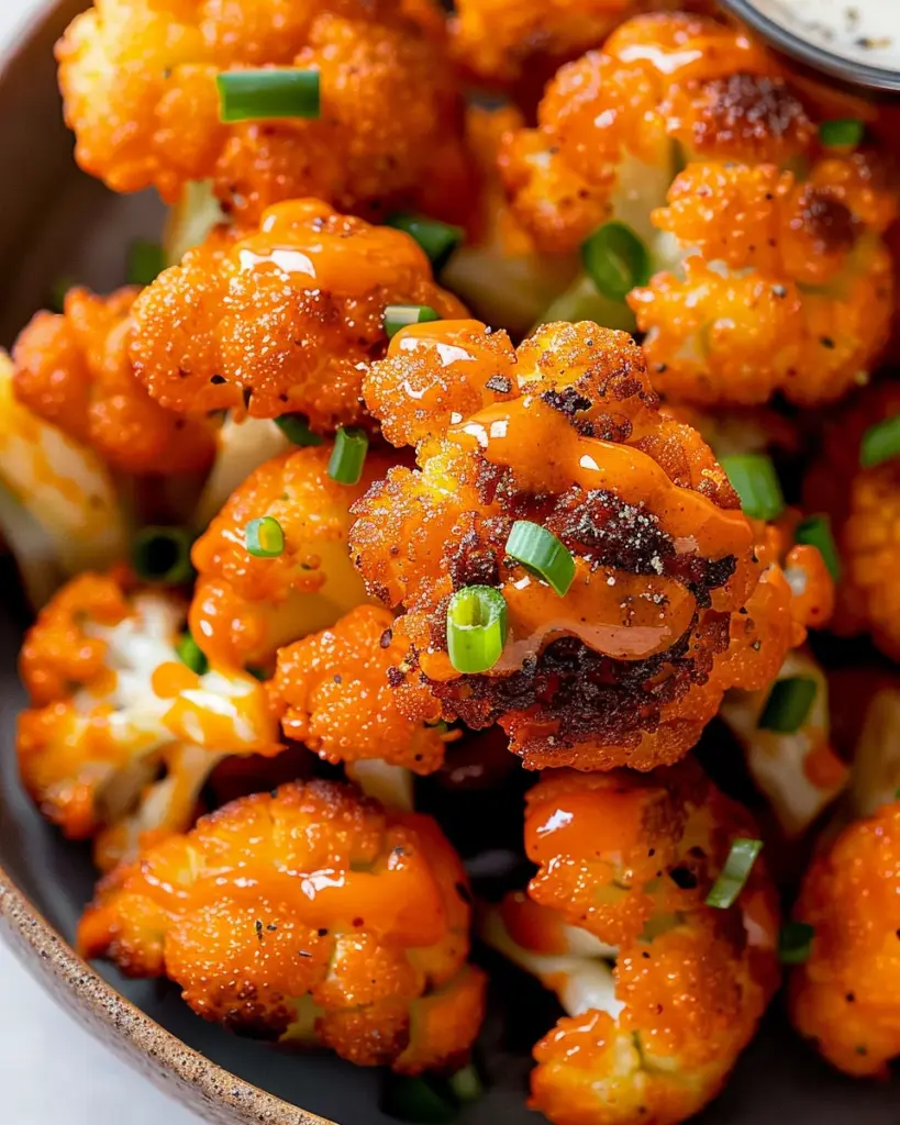 Air Fryer Buffalo Cauliflower