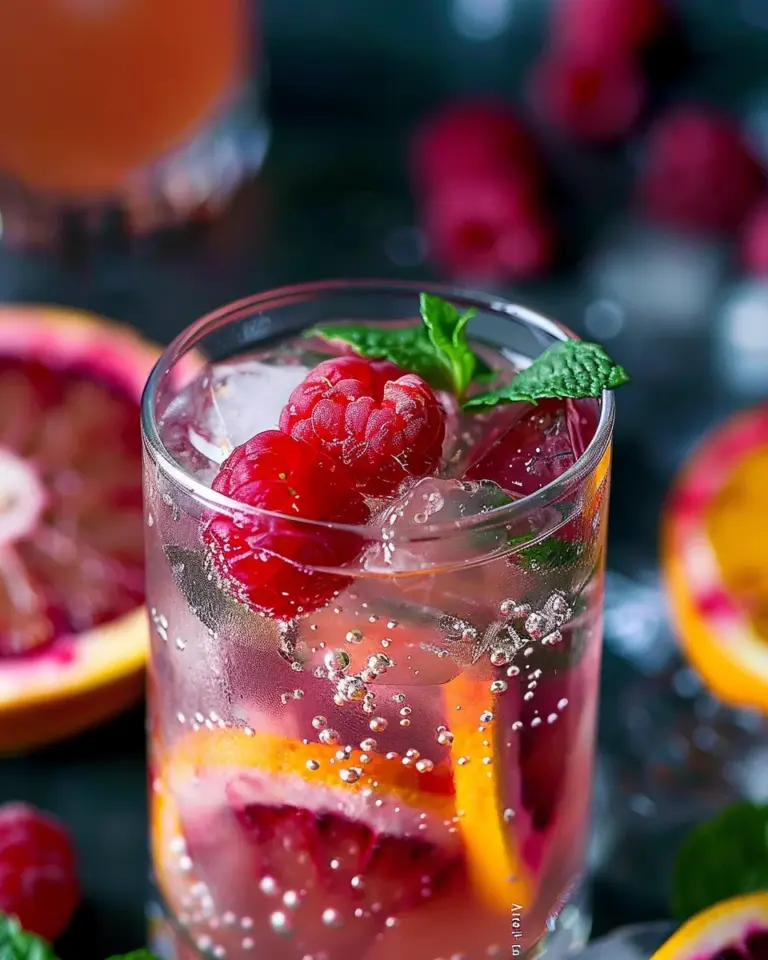 Blood Orange And Raspberry Mojito Recipe
