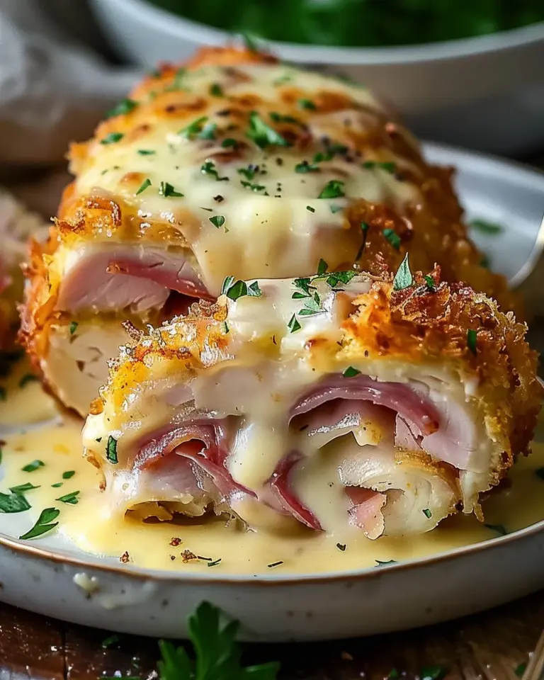 Deliciously Creamy Chicken Cordon Bleu