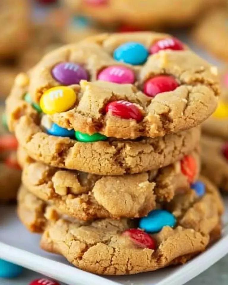 Soft Batch Peanut Butter M&M Cookies