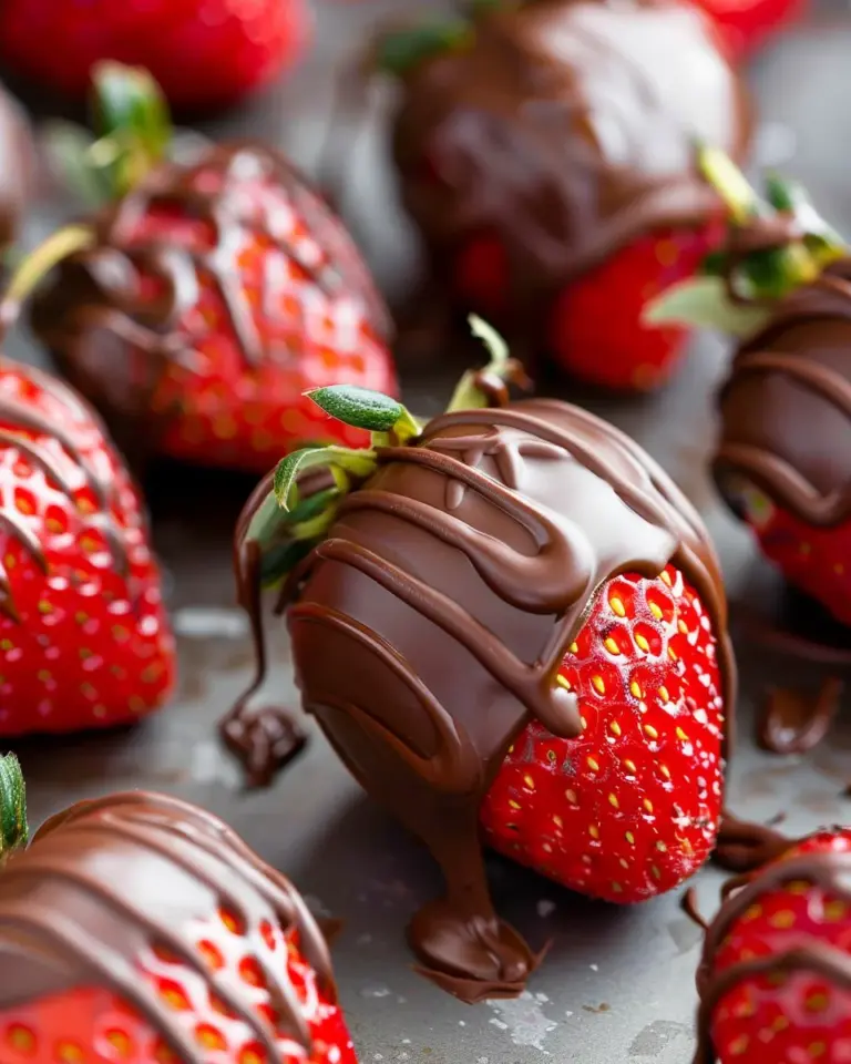 Chocolate Dipped Strawberries Recipe