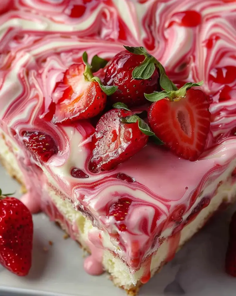 Strawberry Earthquake Cake – Unbelievably Easy Showstopper Dessert