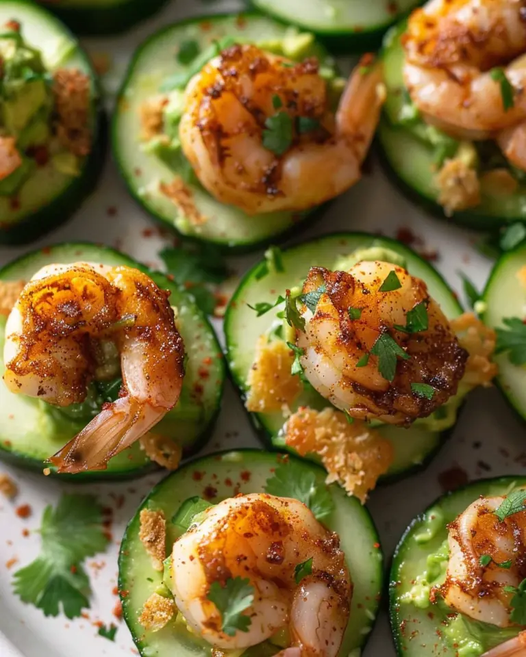 Shrimp Cucumber Bites
