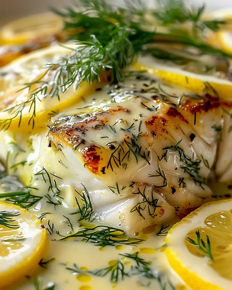 lemon dill baked cod