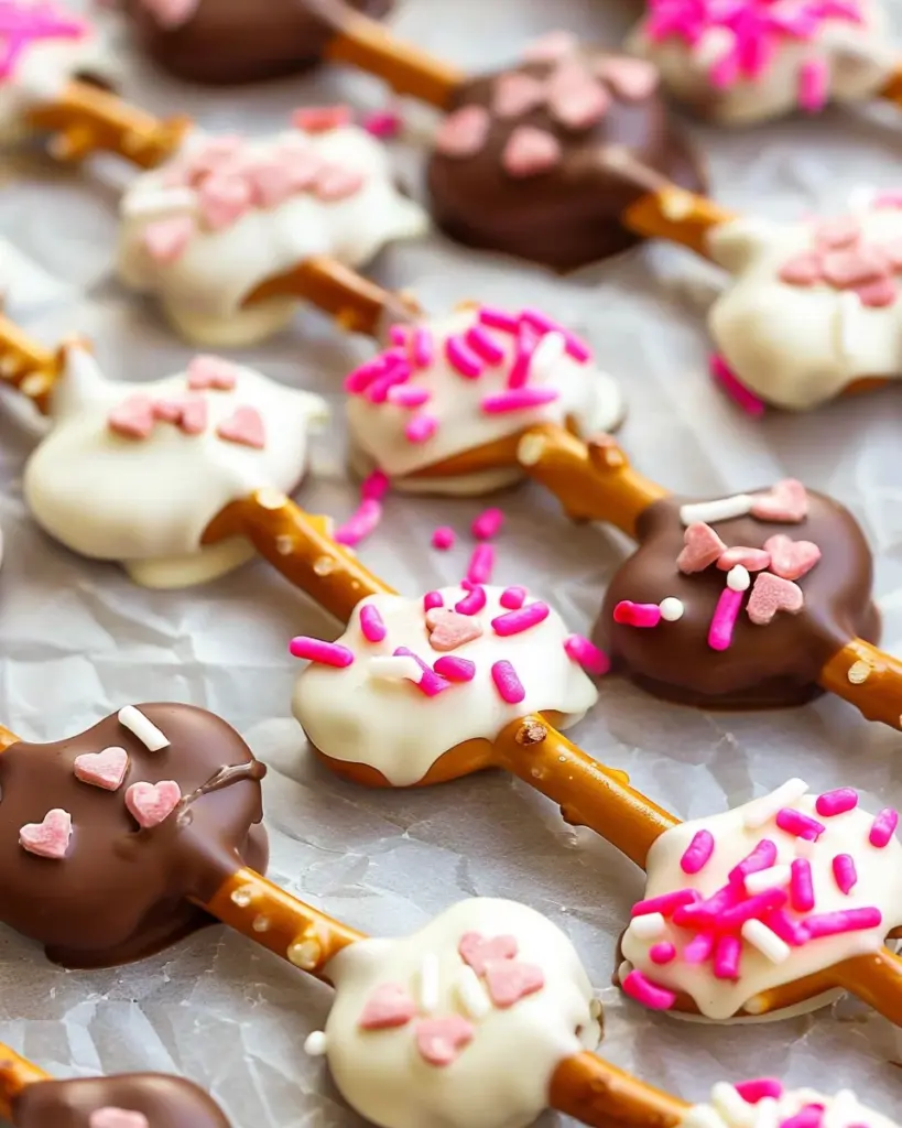 Easy DIY Valentine’s Day Pretzel Treats