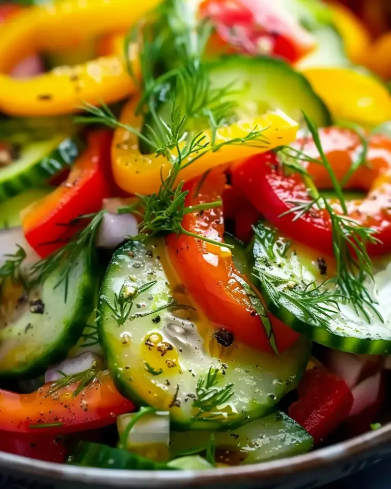 Cucumber Sweet Pepper Salad
