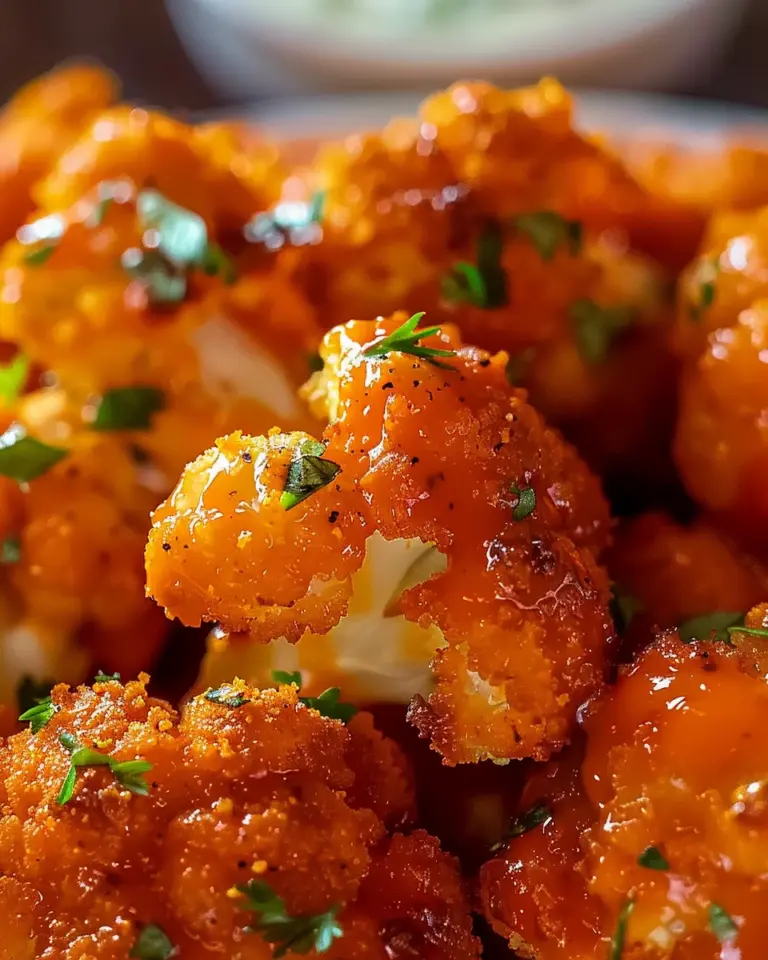 Crispy Buffalo Cauliflower Bites
