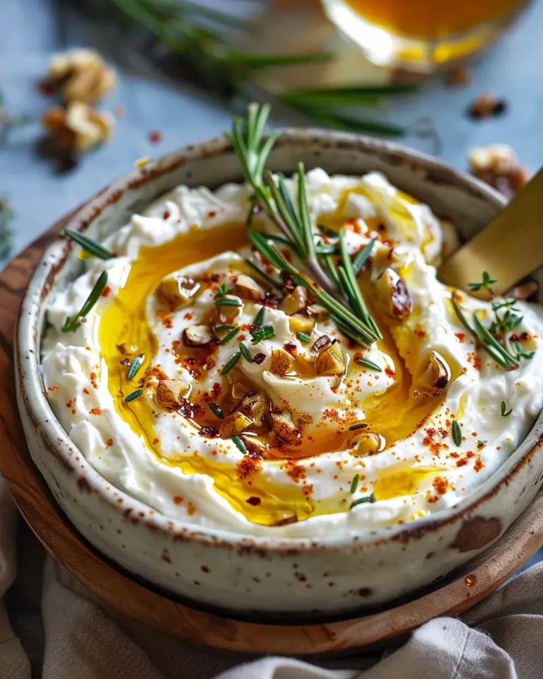 Spicy Ricotta Dip with Hot Honey