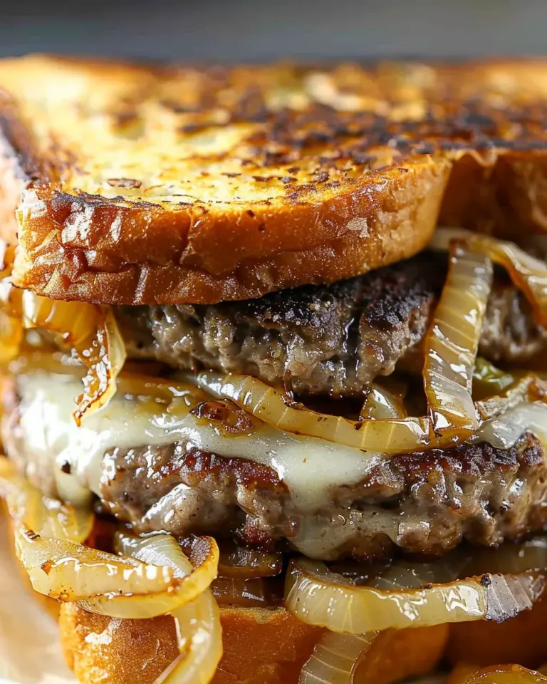 French Onion Patty Melt