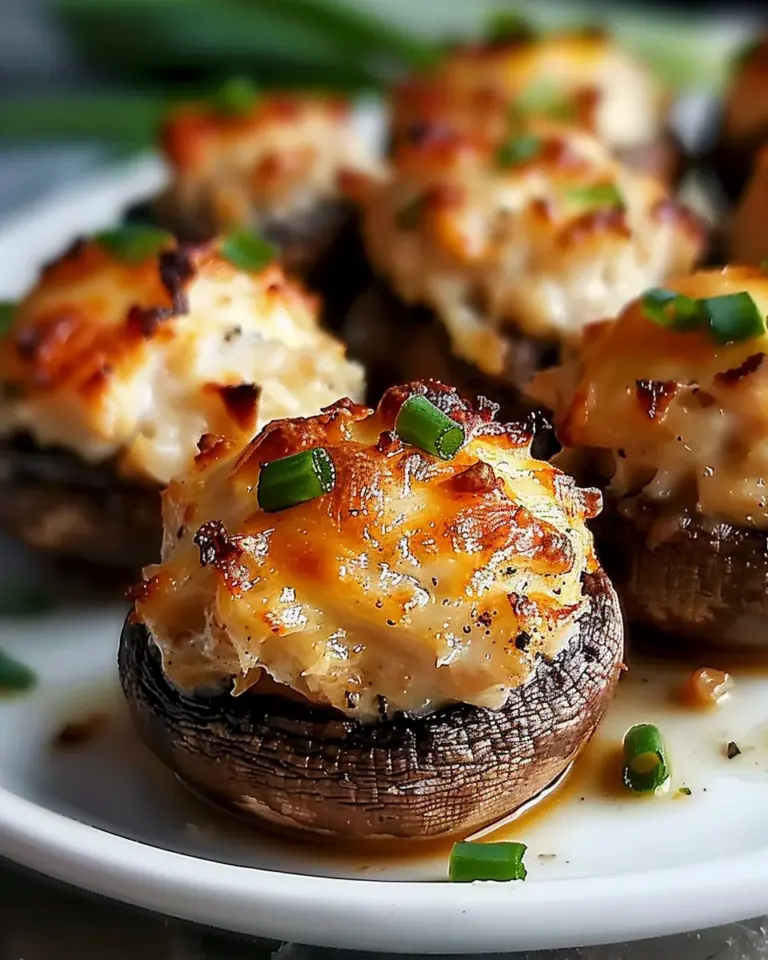 Irresistible Crab-Stuffed Mushrooms