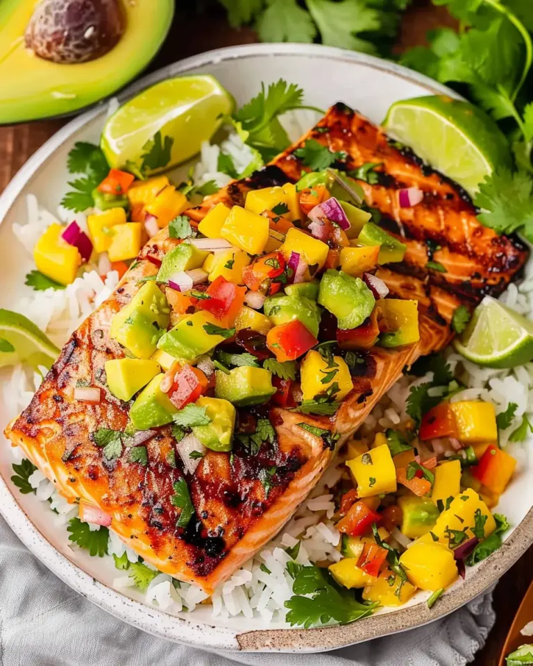 Salmon with Mango Salsa