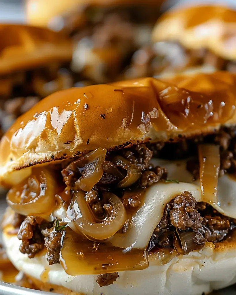 Irresistible French Onion Beef Sloppy Joes
