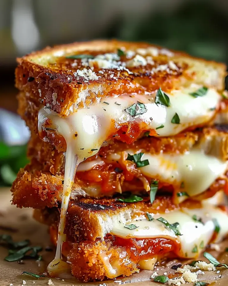 Chicken Parmesan Grilled Cheese – Easy Recipe