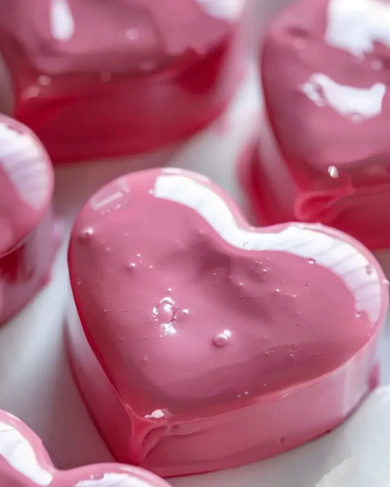 Heart-Shaped Raspberry Mousse Recipe