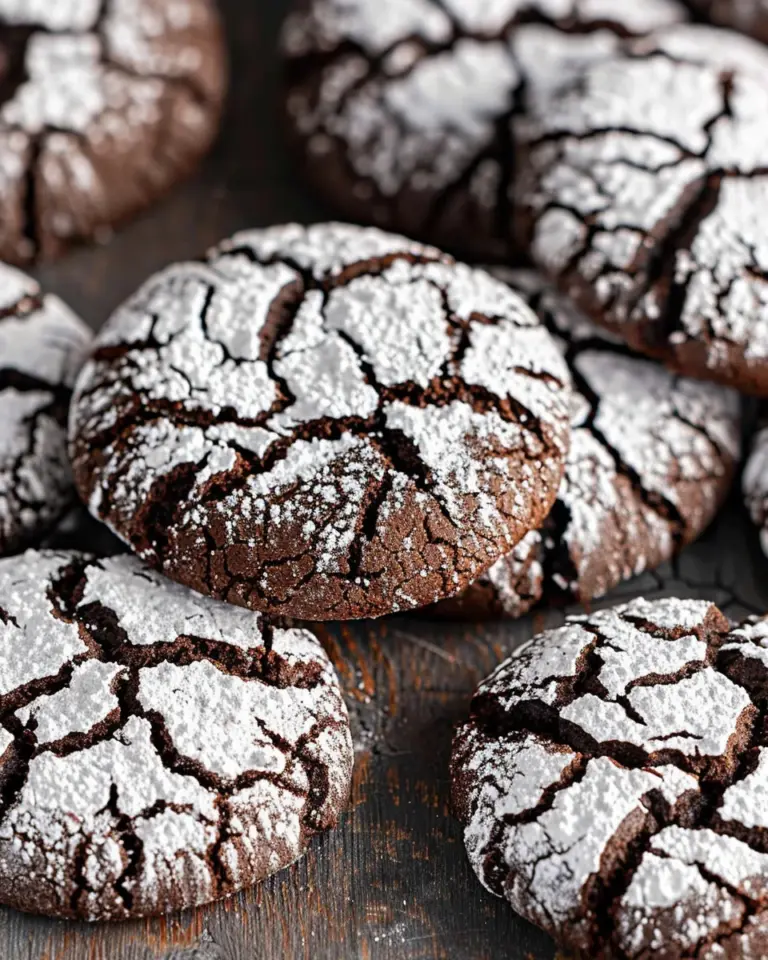 Chocolate Crinkle Cookies