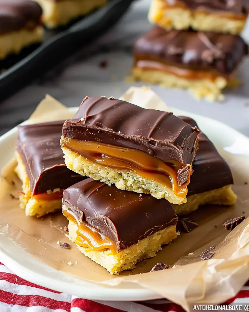 Homemade Twix Bars