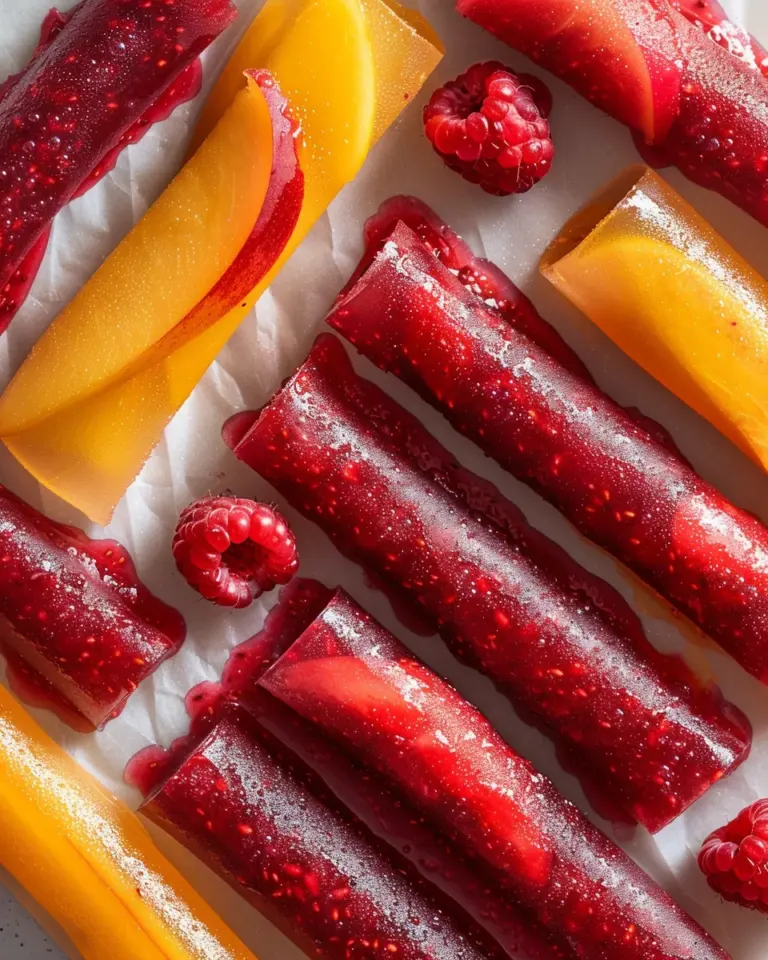 3-Ingredient Homemade Fruit Roll-Ups
