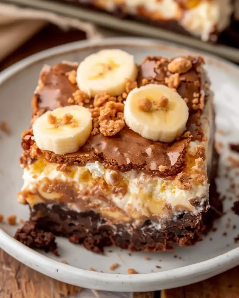 Banana Pudding Brownies