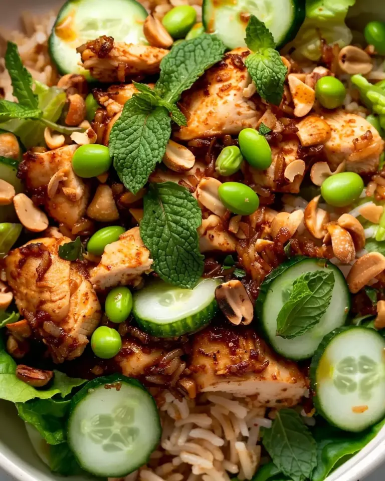Easy High Protein Crispy Rice Salad