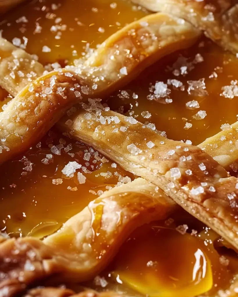 Salted Whiskey Honey Pie