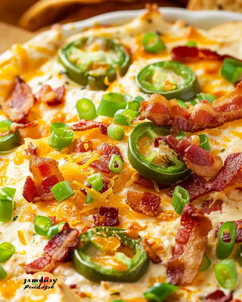 Crockpot Jalapeno Popper Dip with Bacon