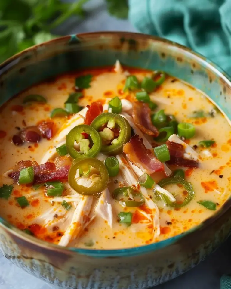 Spicy Jalapeño Popper Chicken Soup Recipe