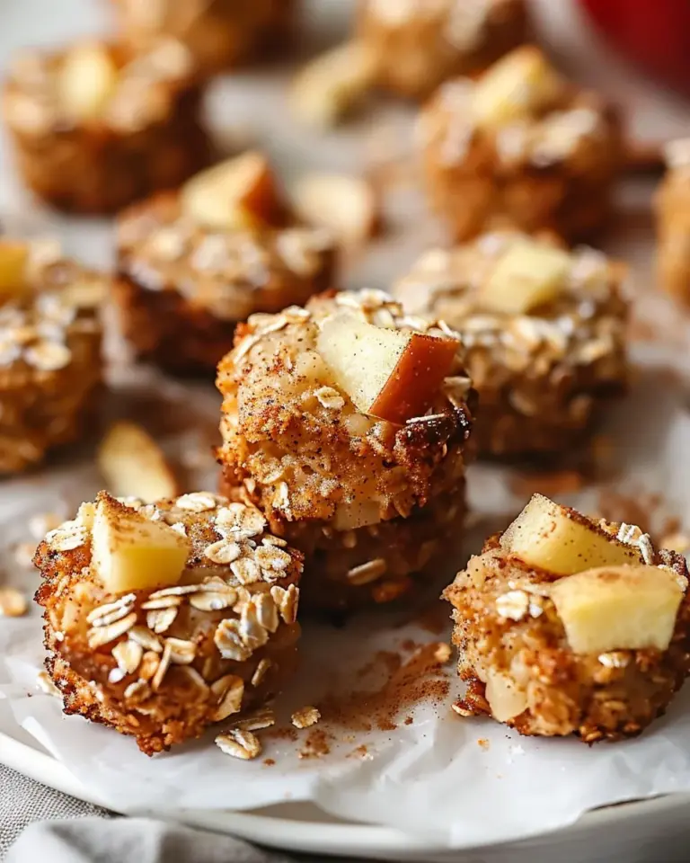 Cinnamon Apple Cottage Cheese Bites