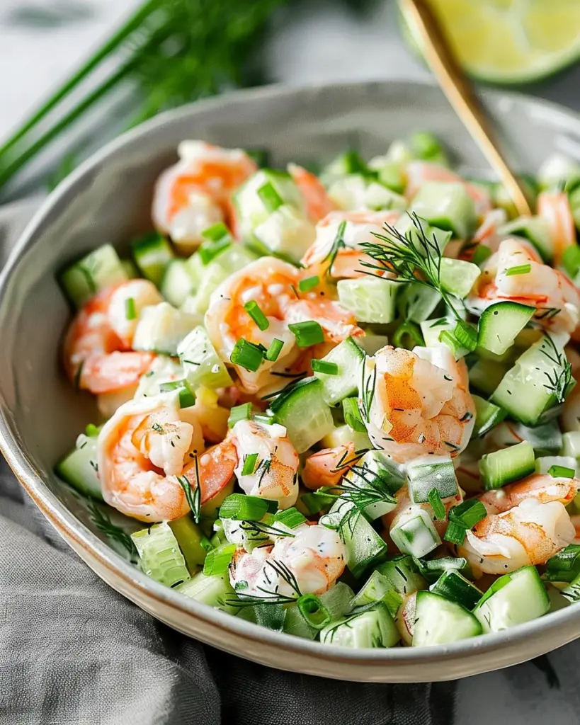 Cucumber Shrimp Salad