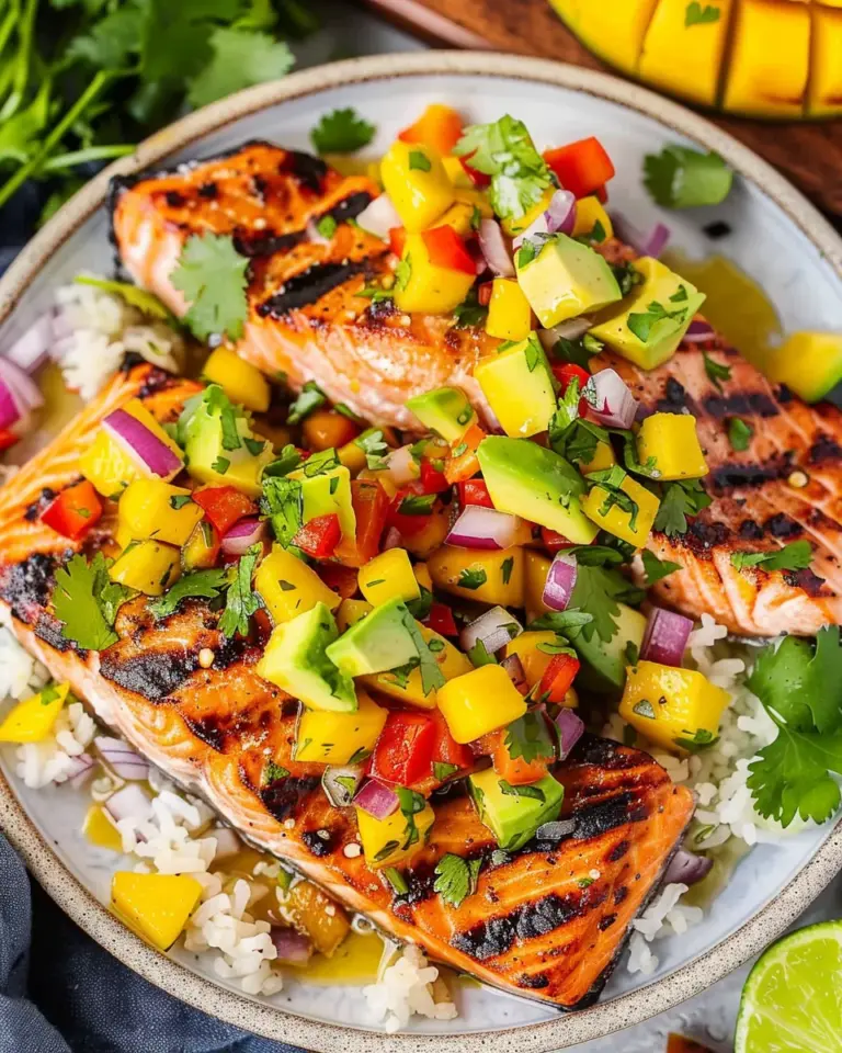 Salmon with Mango Salsa