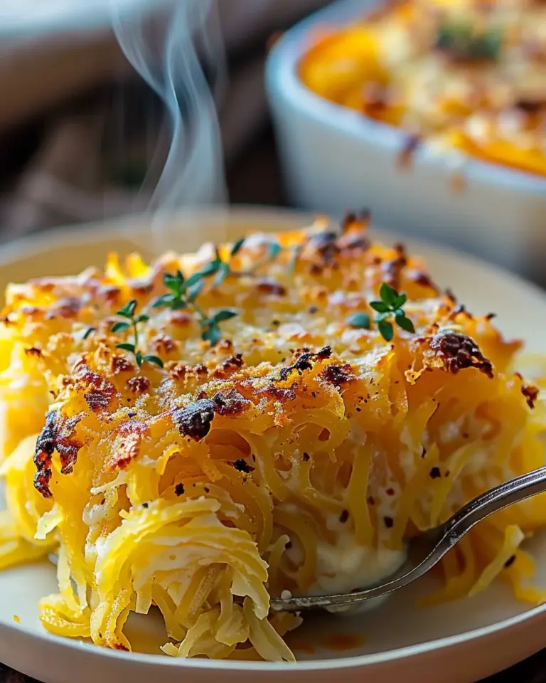 Spaghetti Squash Au Gratin: A Delicious and Healthy Recipe