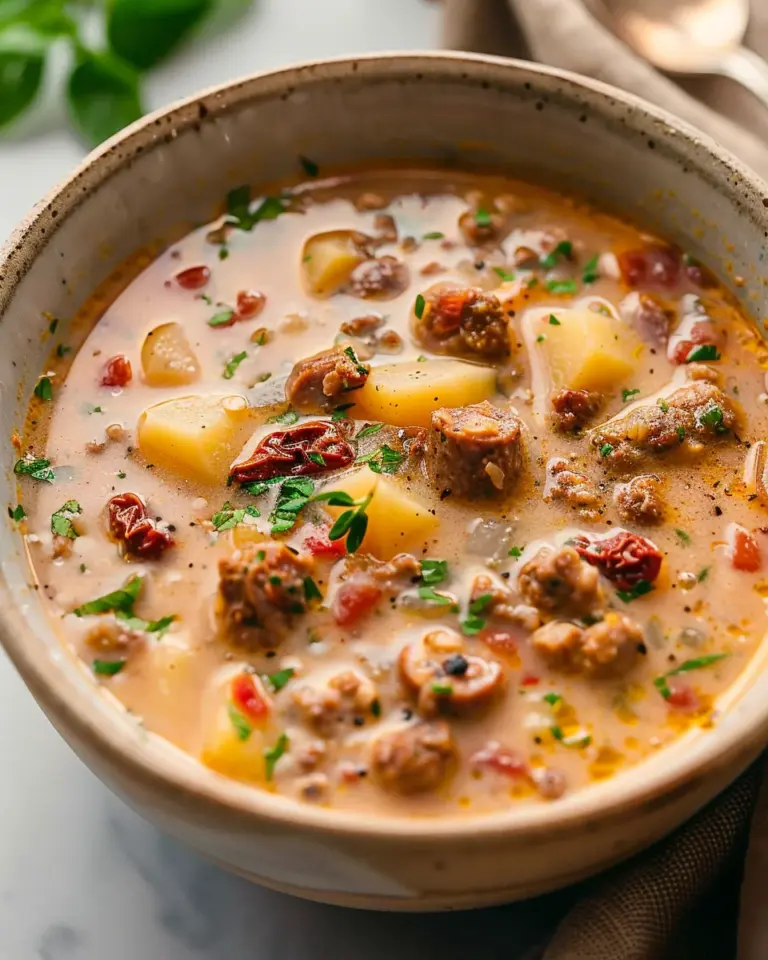 Tuscan Sausage and Potato Soup