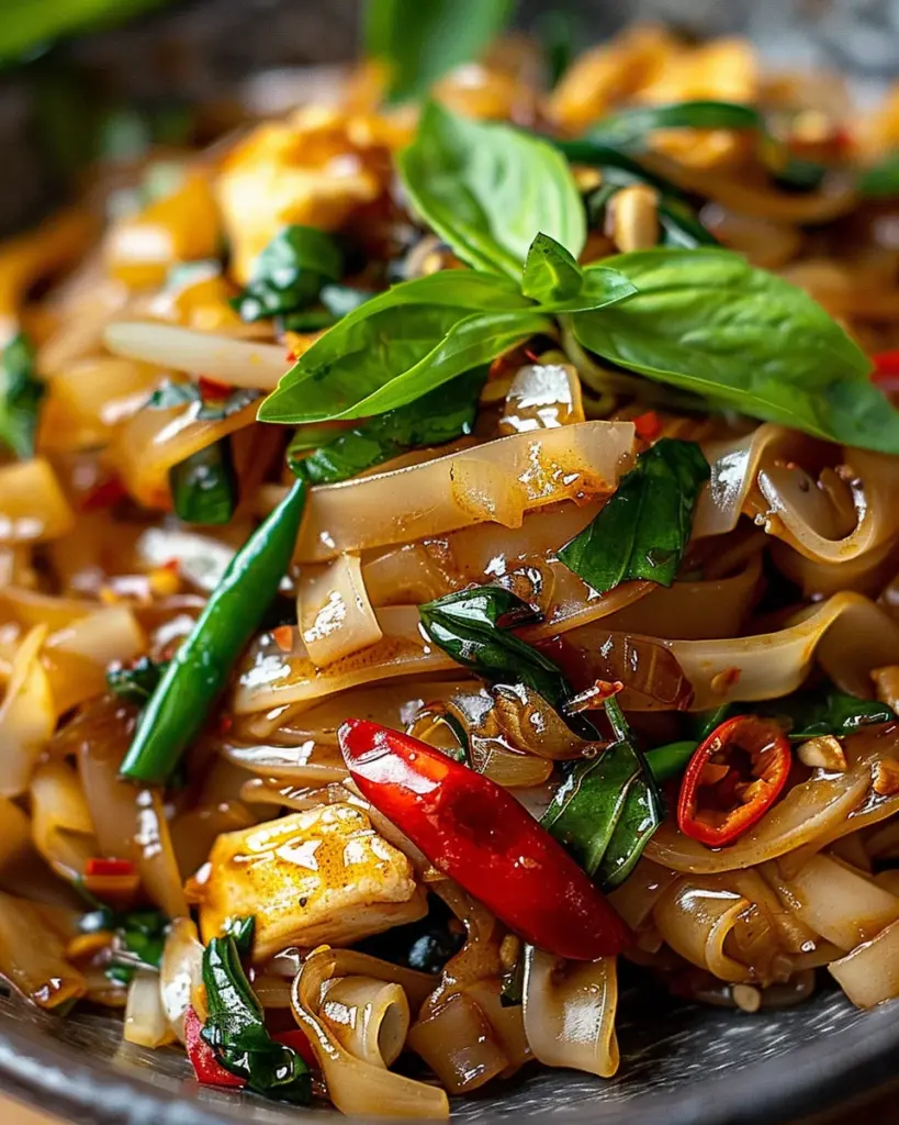 Street Style Thai Drunken Noodles: The Ultimate Amazing Recipe